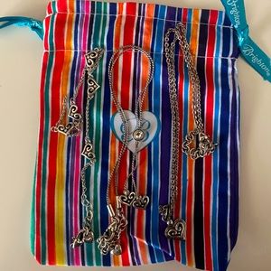 BRIGHTON Alcazar set: 2 necklaces & anklet (anklet needs repair)